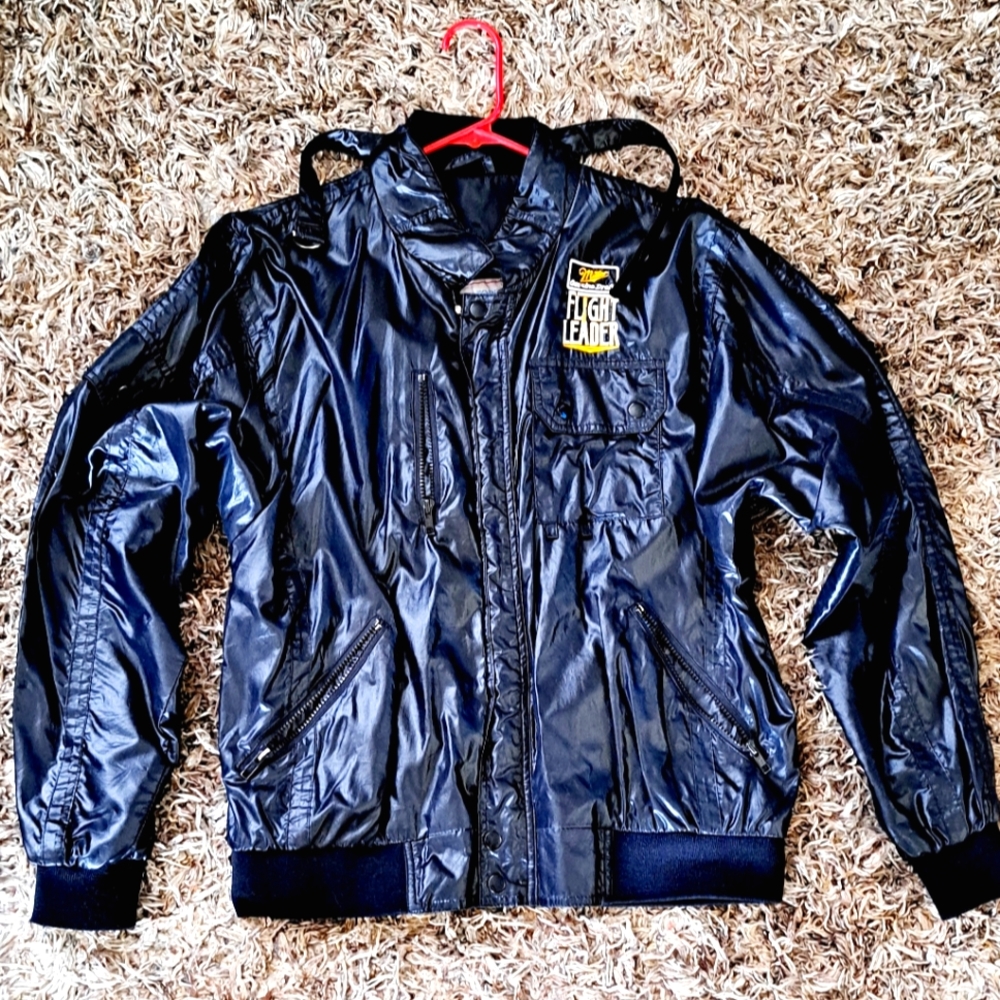 Vintage Miller Genuine Draft Flight Leader Bomber Coat